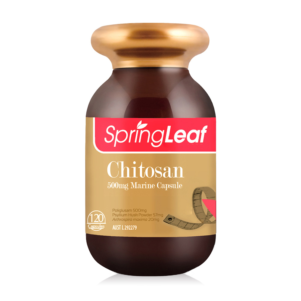 SpringLeaf Chitosan 500mg 120 Capsules