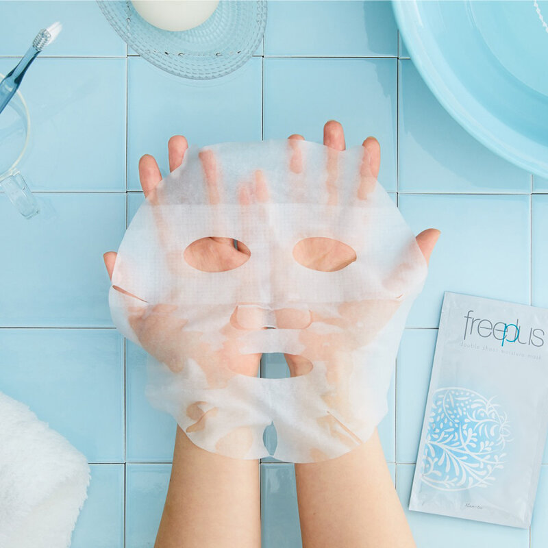 Freeplus Double Sheet Moisture Mask Sheet [25ml x 5Sheets]