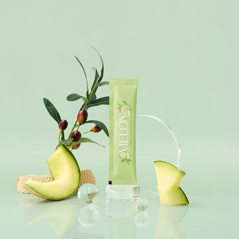Rebina Melon Triple Collagen Jelly [25g x 7Sachets]
