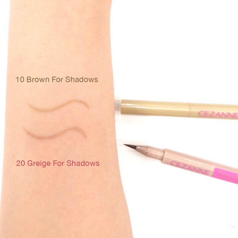 Cezanne Drawing Double Eyelid Eyeliner 0.6ml #20 Greige For Shadows