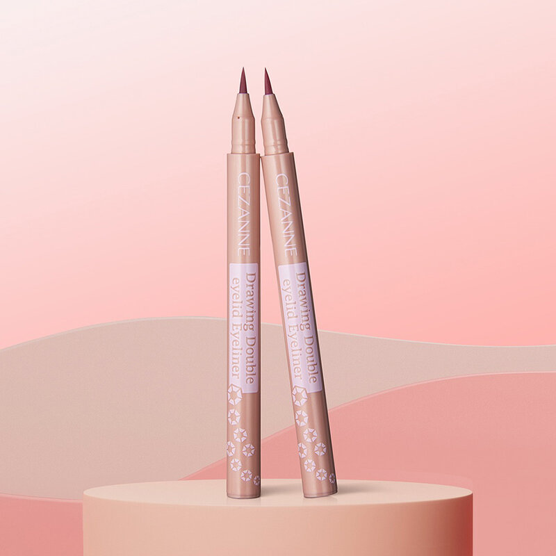 Cezanne Drawing Double Eyelid Eyeliner 0.6ml #30 Pink For Shadows