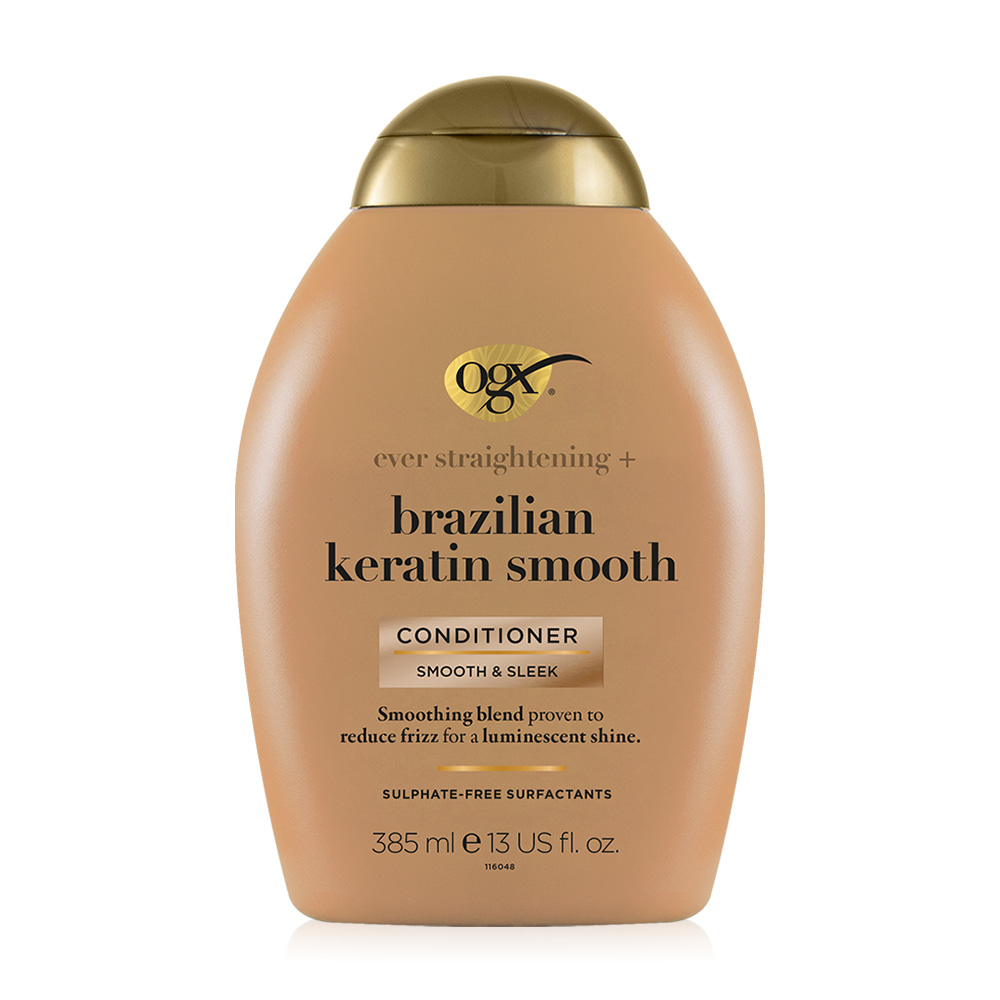 OGX Ever Straightening Brazilian Keratin Conditioner Smooth & Sleek 385ml