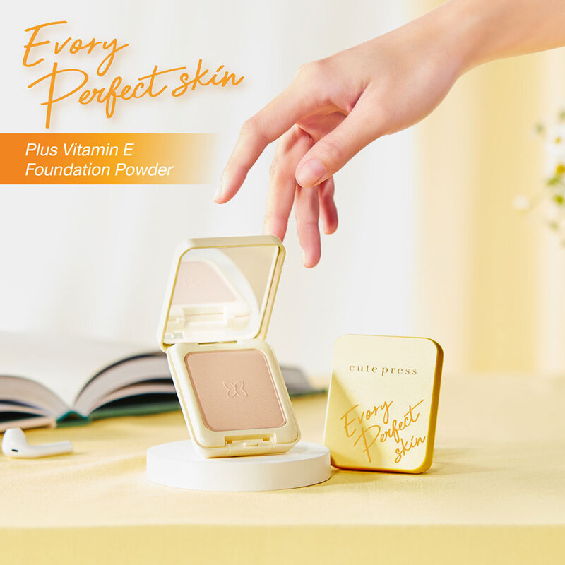 Cute Press Evory Perfect Skin Plus Vitamin E Foundation Powder 13g #N2