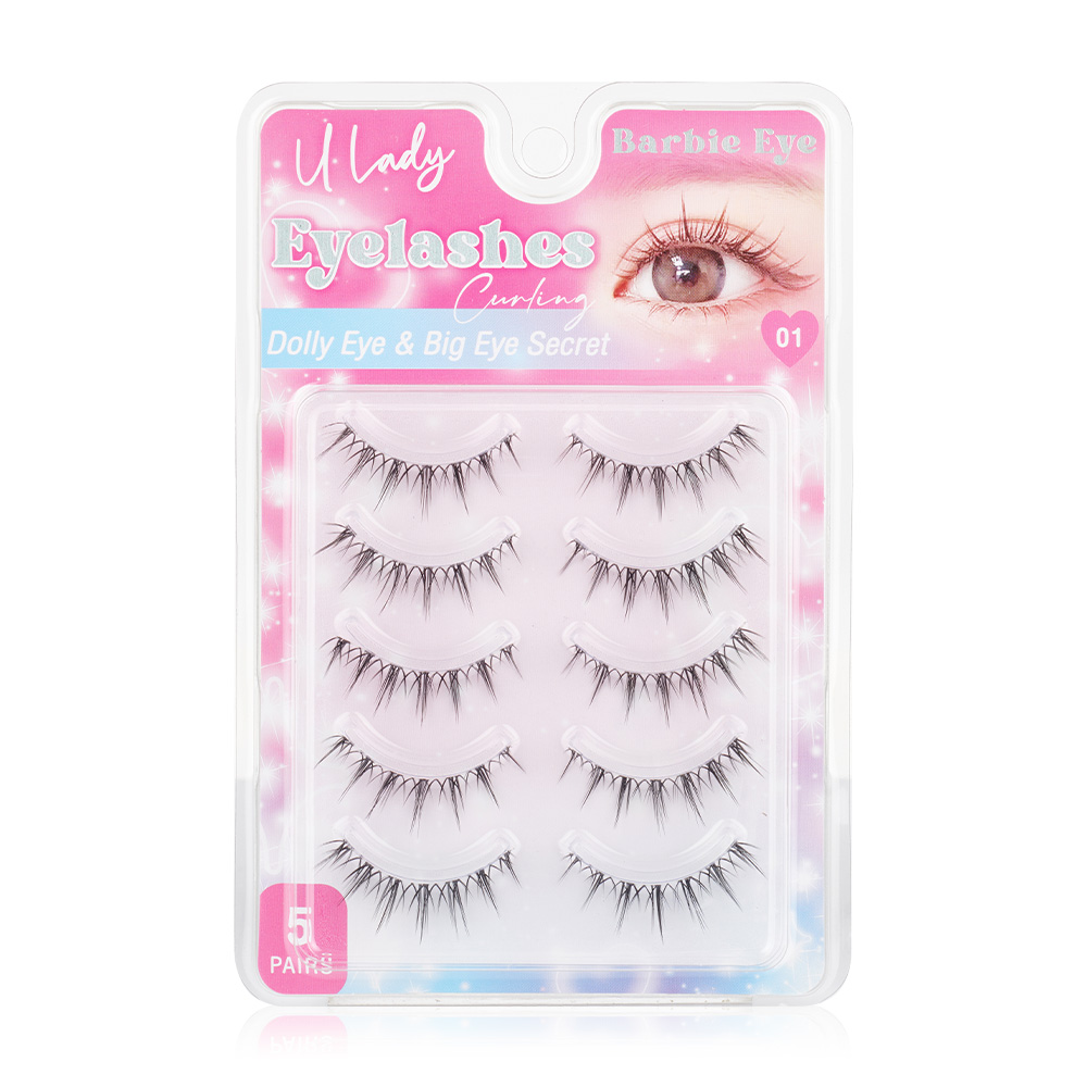 U Lady Eyelash Barbie 5 Pairs #No.01