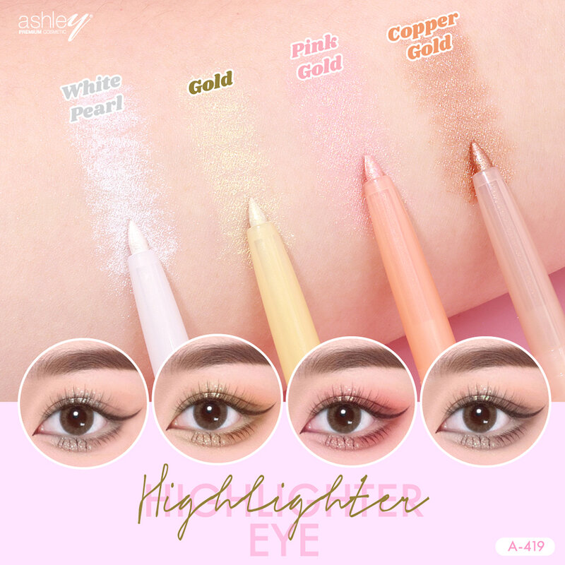Ashley Highlighter Eye 0.3g #01 White Pearl