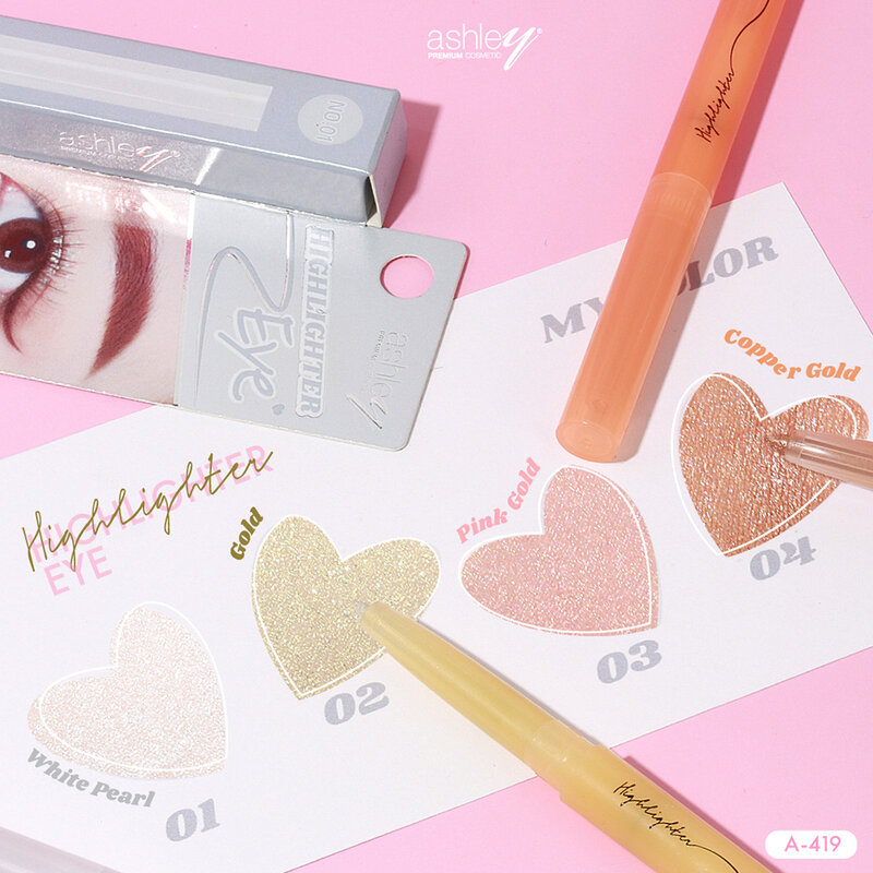Ashley Highlighter Eye 0.3g #01 White Pearl