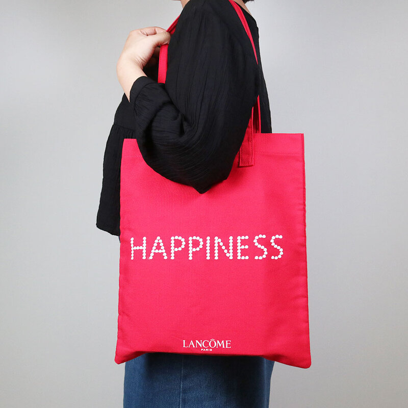 Lancome Happiness Tote Bag #Pink