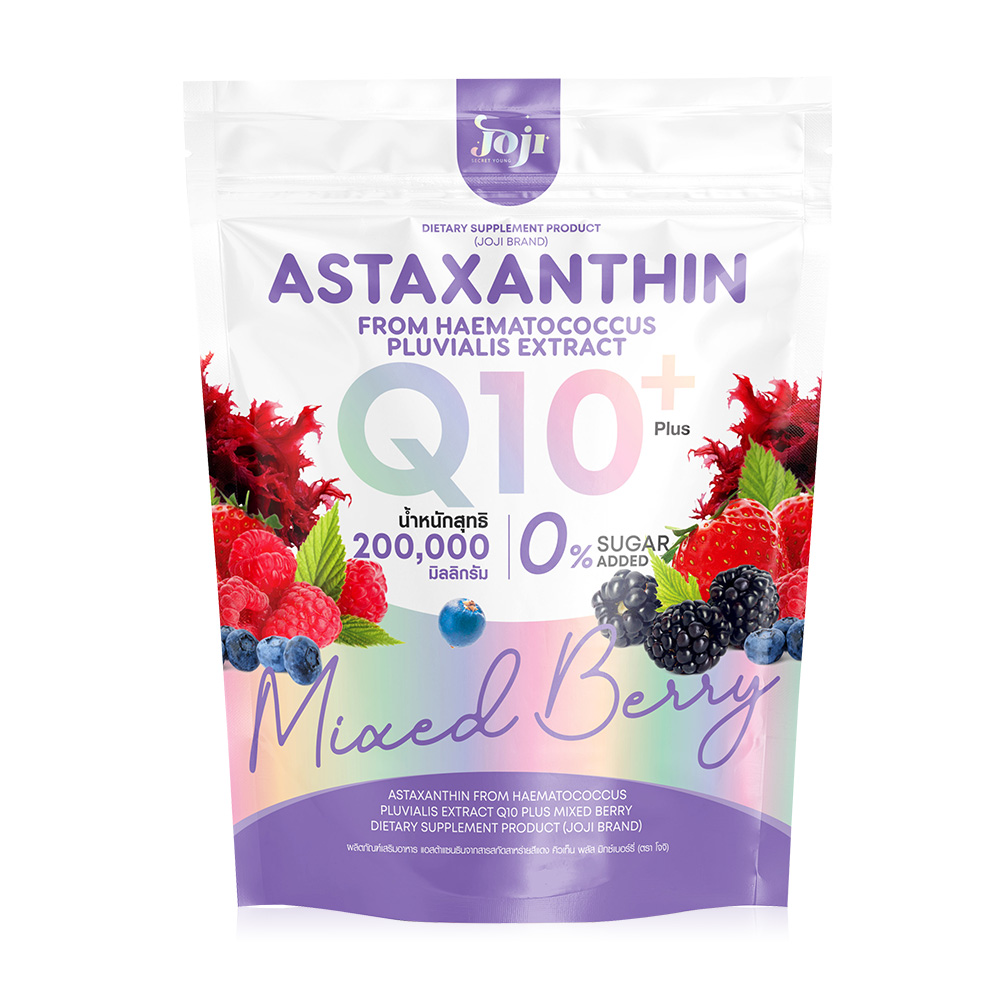 JOJI Secret Young Astaxanthin Q10 Plus Mixed Berry [20g x 10 Sachets]