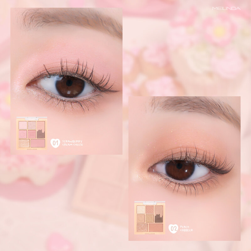 Mei Linda Cookie Recipe Eye Palette 6.5g #02 Peach Cobbler