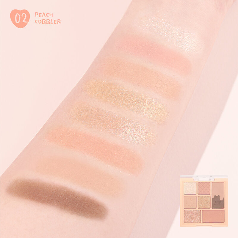 Mei Linda Cookie Recipe Eye Palette 6.5g #02 Peach Cobbler