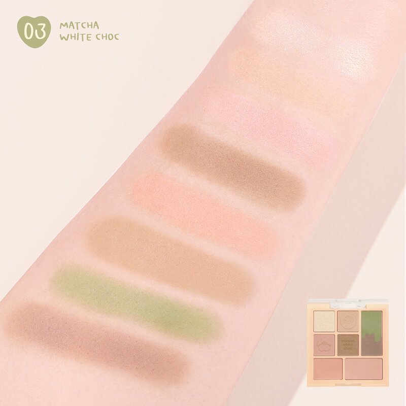 Mei Linda Cookie Recipe Eye Palette 6.5g #03 Matcha White Choc