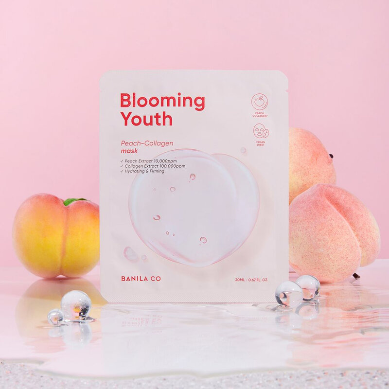 Banila Co Blooming Youth Peach Collagen Mask 20g
