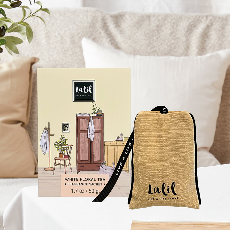 Lalil White Floral Tea Fragrance Sachet 50g