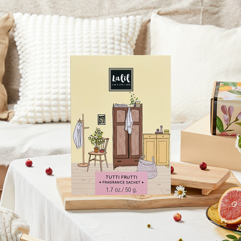 Lalil Tutti Frutti Fragrance Sachet 50g ( สินค้าหมดอายุ : 2026.04.10 ) 