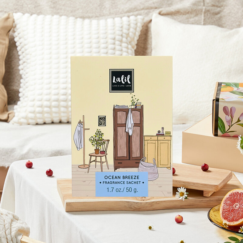 Lalil Ocean Breeze Fragrance Sachet 50g ( สินค้าหมดอายุ : 2026.04.10 ) 