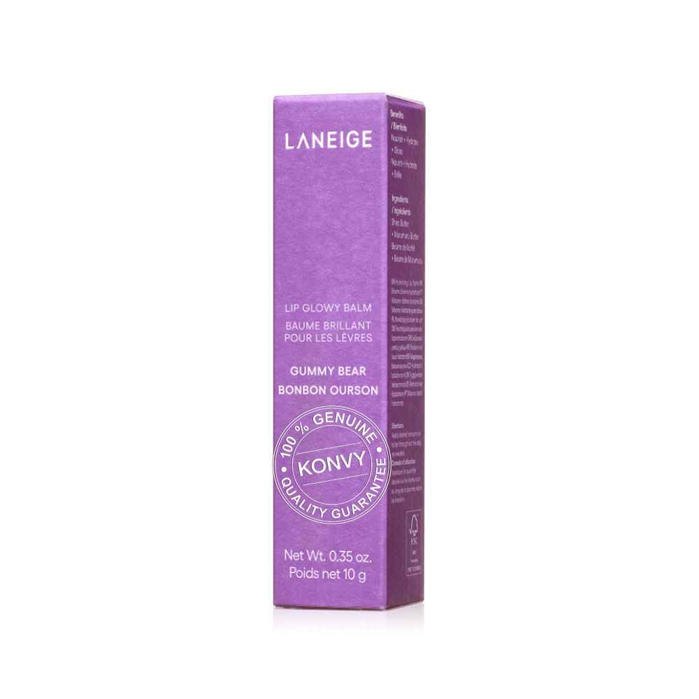 Baume à Lèvres Laneige Lip Glowy Balm Parfum Gummy Bear – 10 G, Neuf Sous Emballage