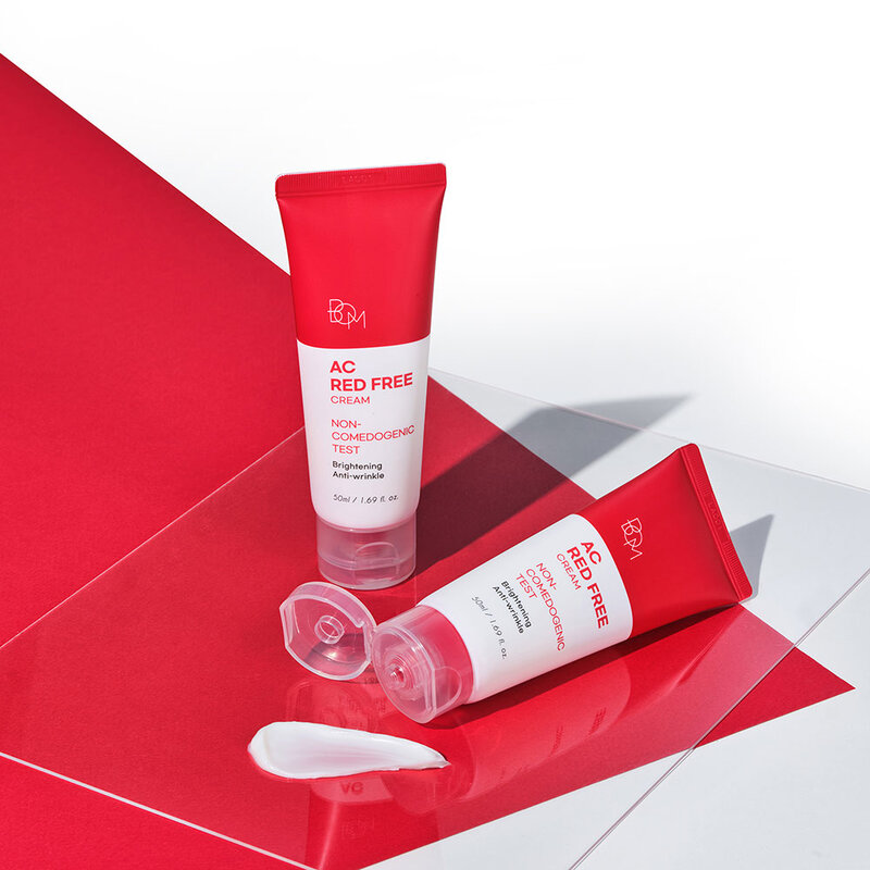 BOM AC Red Free Cream 50ml ( สินค้าหมดอายุ : 2026.03.24 ) 