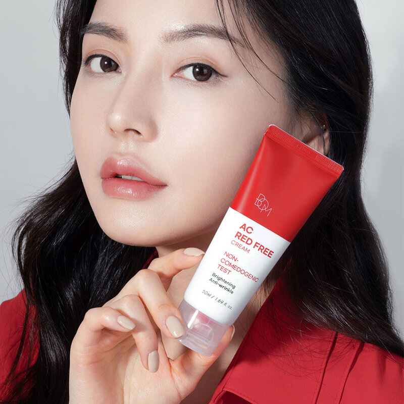 BOM AC Red Free Cream 50ml ( สินค้าหมดอายุ : 2026.03.24 ) 