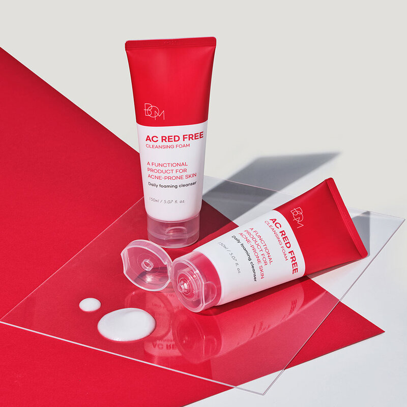 BOM AC Red Free Cleansing Foam 150ml