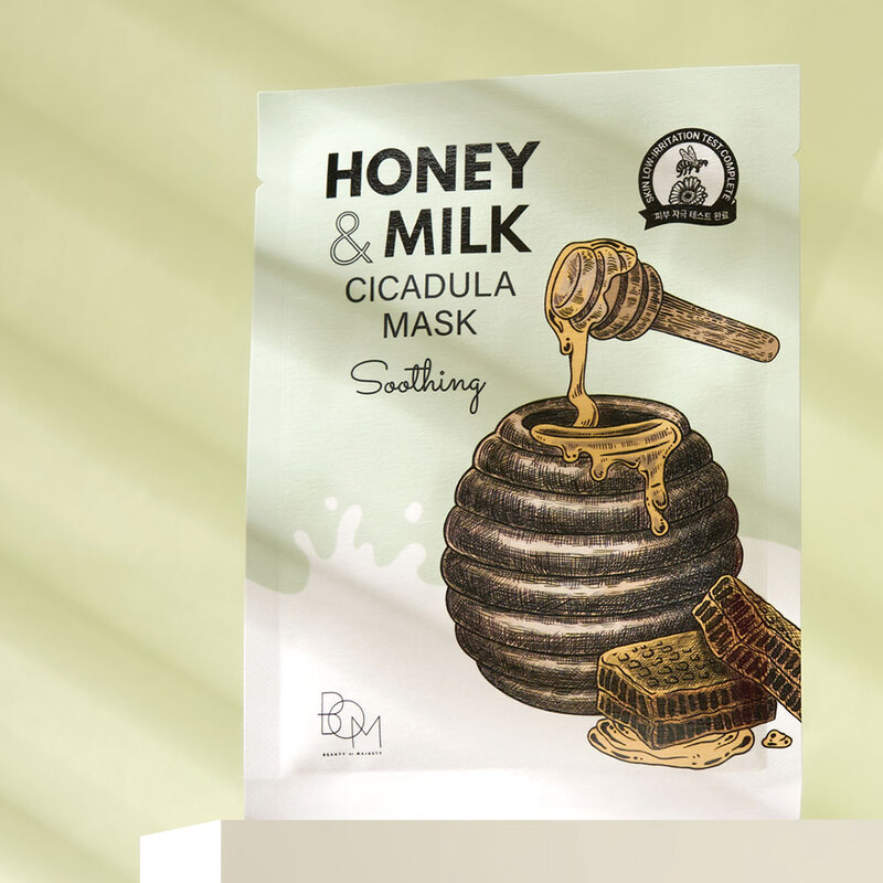 BOM Honey And Milk Cicadula Mask - Soothing 25g