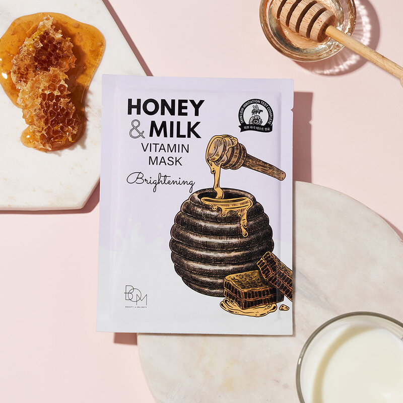 BOM Honey A25gnd Milk Vitamin Mask - Brightening 25g