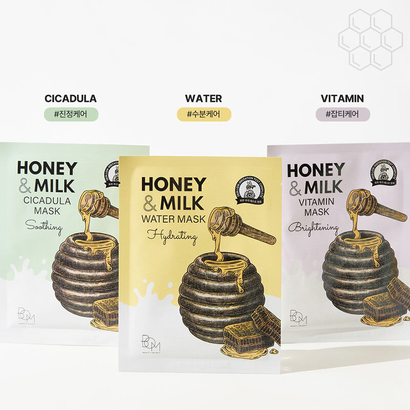 BOM Honey A25gnd Milk Vitamin Mask - Brightening 25g