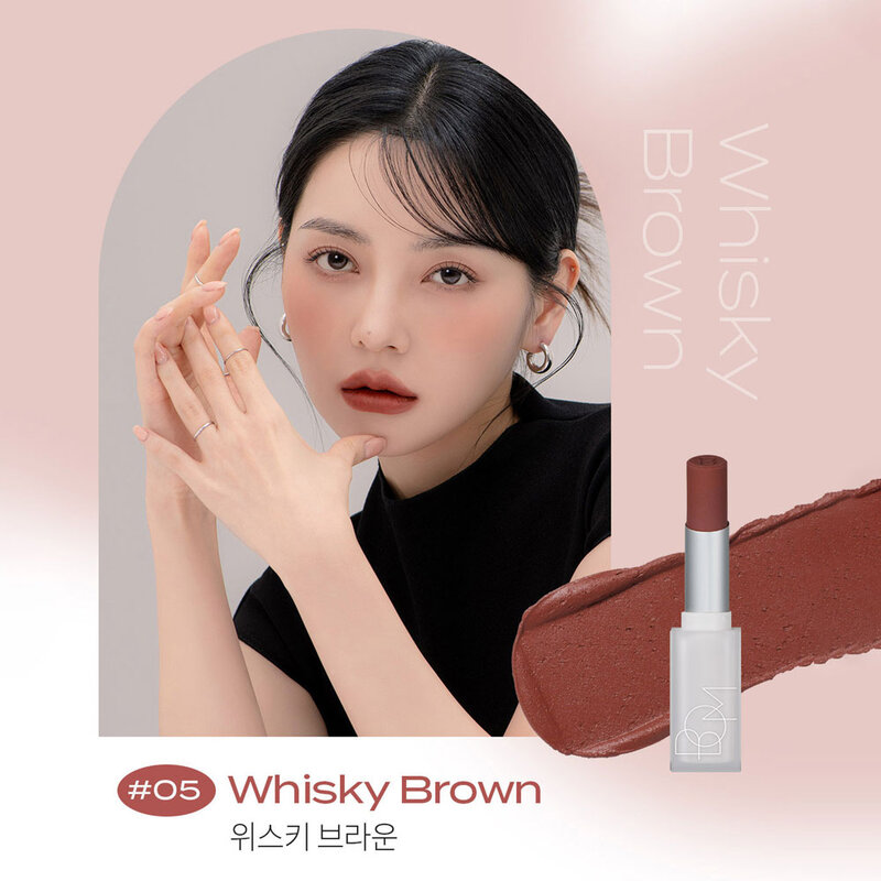 BOM Cloud Blur Lipstick 3.3g #05 Whisky Brown