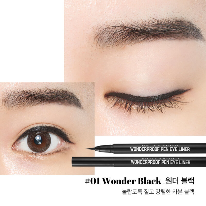 BOM Wonderproof Pen Eyeliner 0.5g #01 Wonder Black