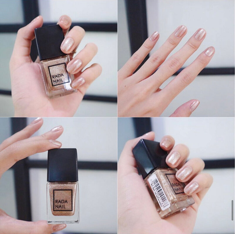 Rada Nail Gel Effect Nail Polish 11ml #Brown Sandy