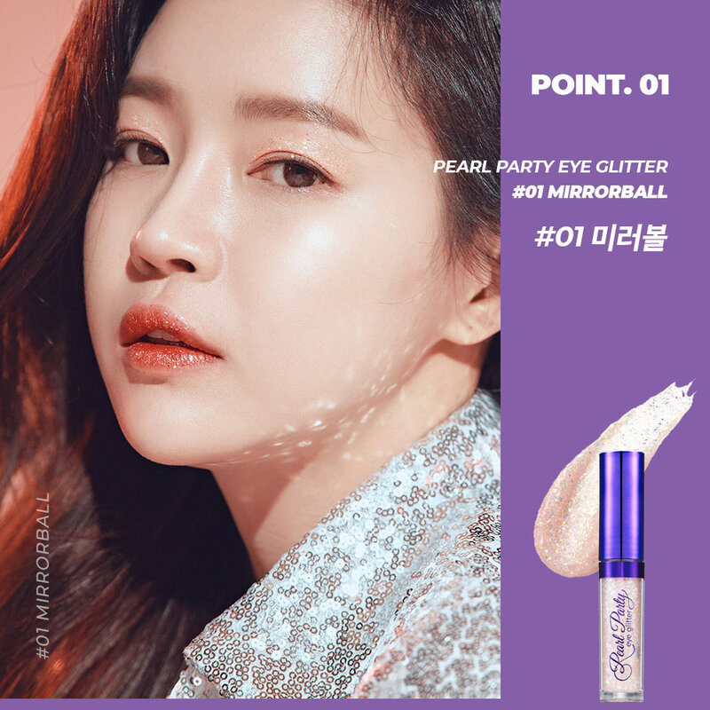 BOM Pearl Party Eye Glitter 3.5g #01 Mirrorball