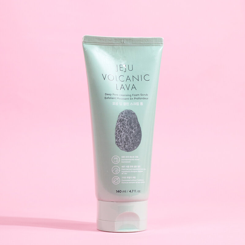 The Face Shop Jeju Volcanic Lava Deep Pore-Cleansing Foam 140ml