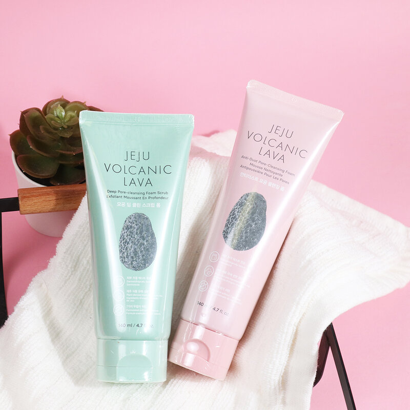 The Face Shop Jeju Volcanic Lava Deep Pore-Cleansing Foam 140ml
