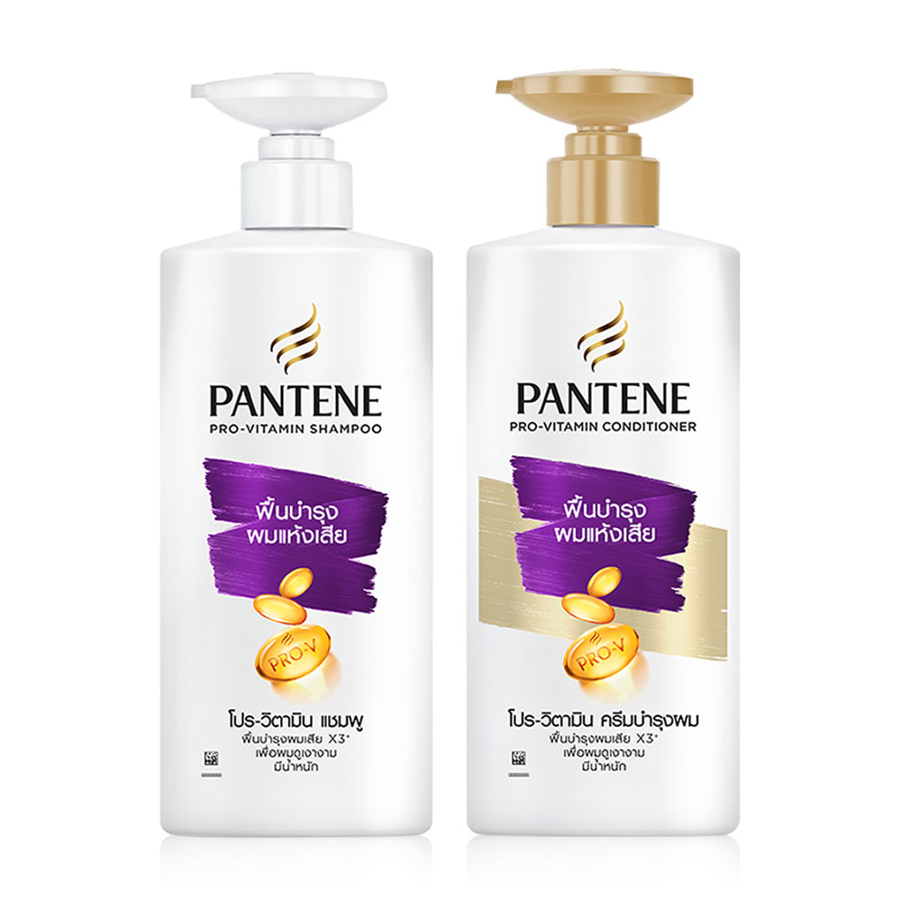PANTENE Set 2 Items Total Damage Shampoo 380ml + Conditioner 380ml