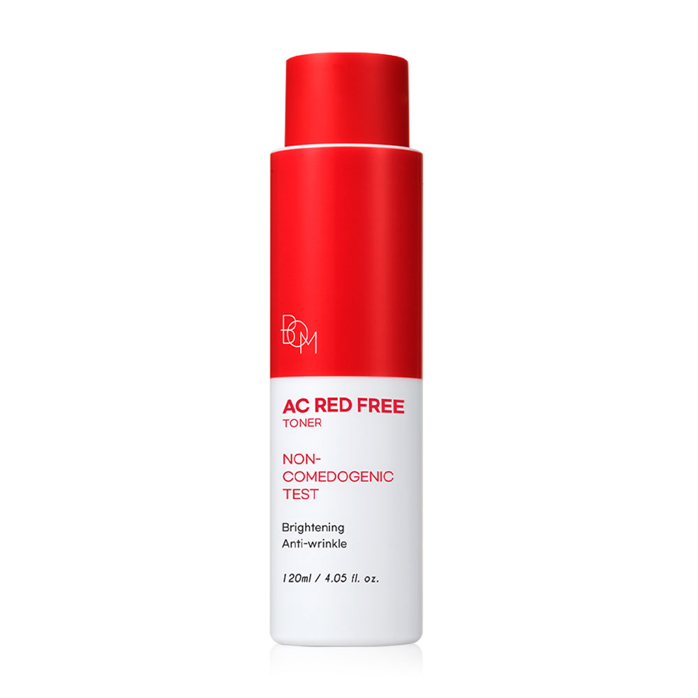 BOM AC Red Free Toner 120ml ( สินค้าหมดอายุ : 2026.04.09 ) 