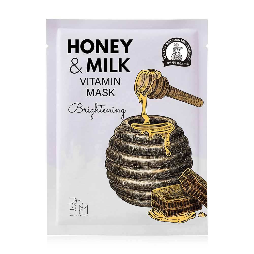 BOM Honey A25gnd Milk Vitamin Mask - Brightening 25g