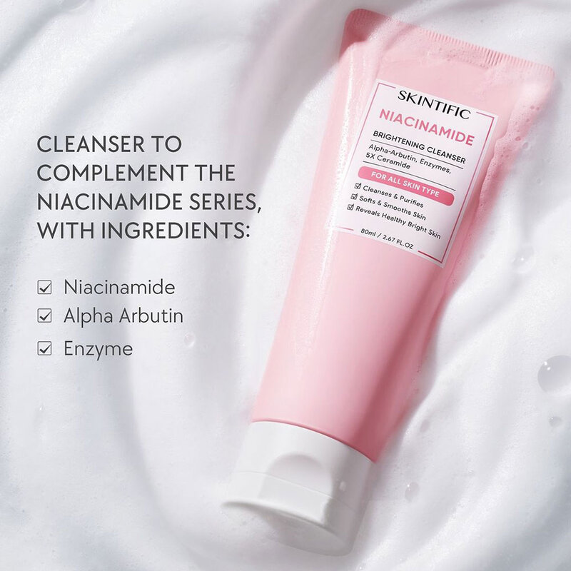 SKINTIFIC Niacinamide Brightening Cleanser 80ml
