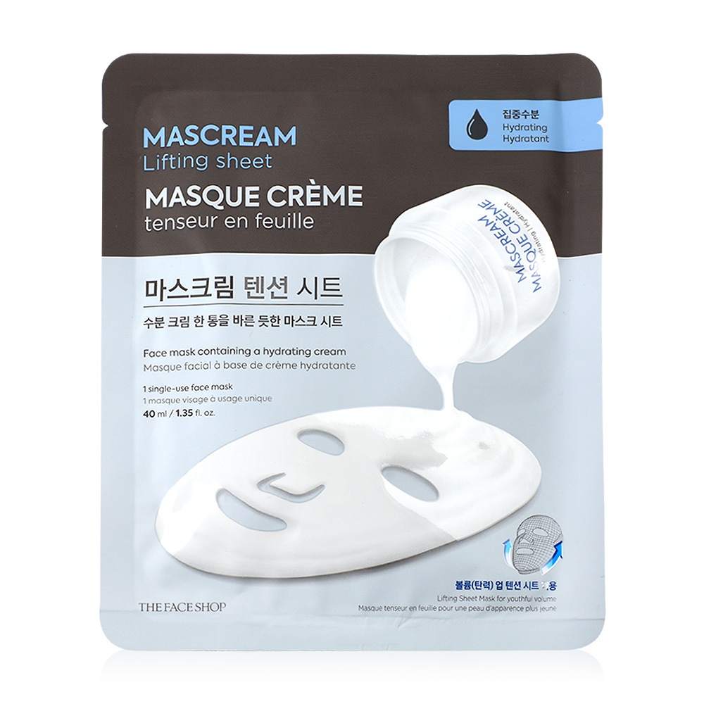 The Face Shop Intense Hydrating Mascream Tension Sheet 40ml