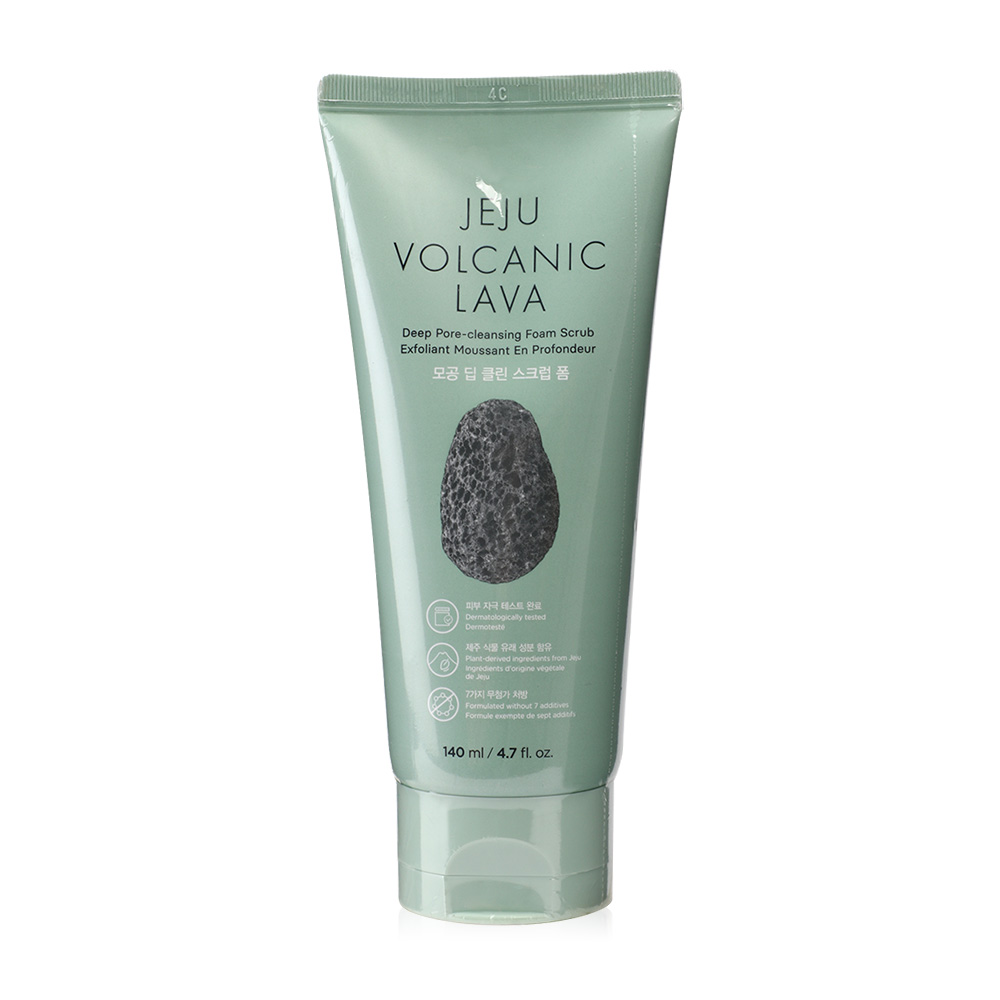 The Face Shop Jeju Volcanic Lava Deep Pore-Cleansing Foam 140ml