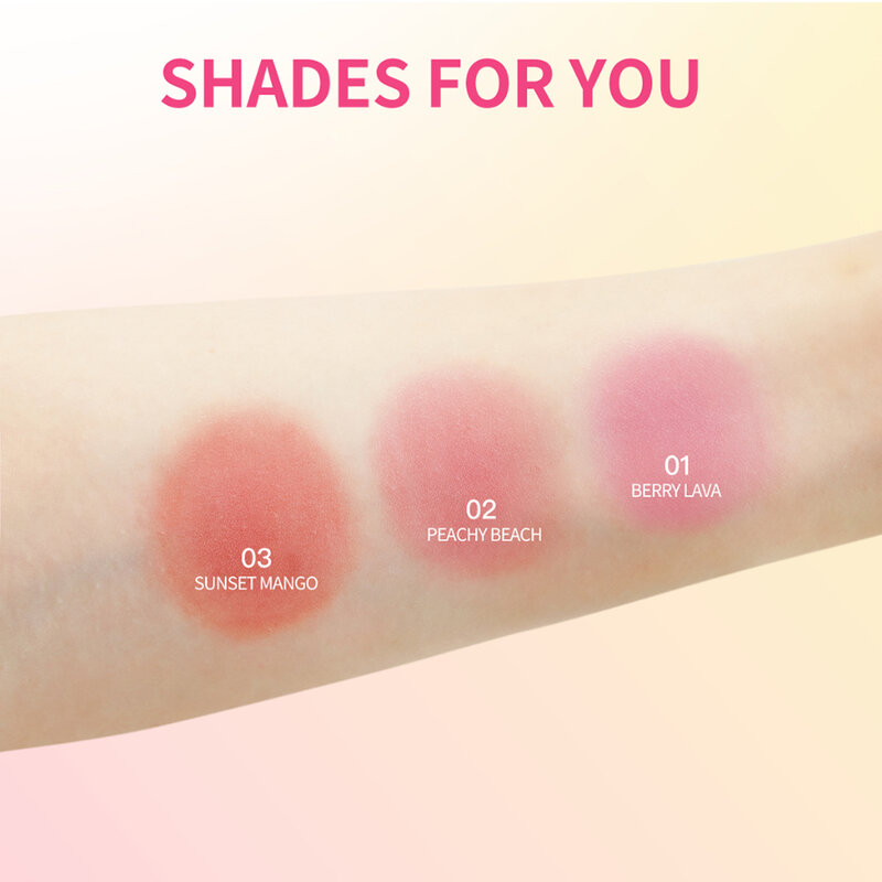 barenbliss Moist Mochi Paste Powder Blush 4.5g #03 Sunset Mango