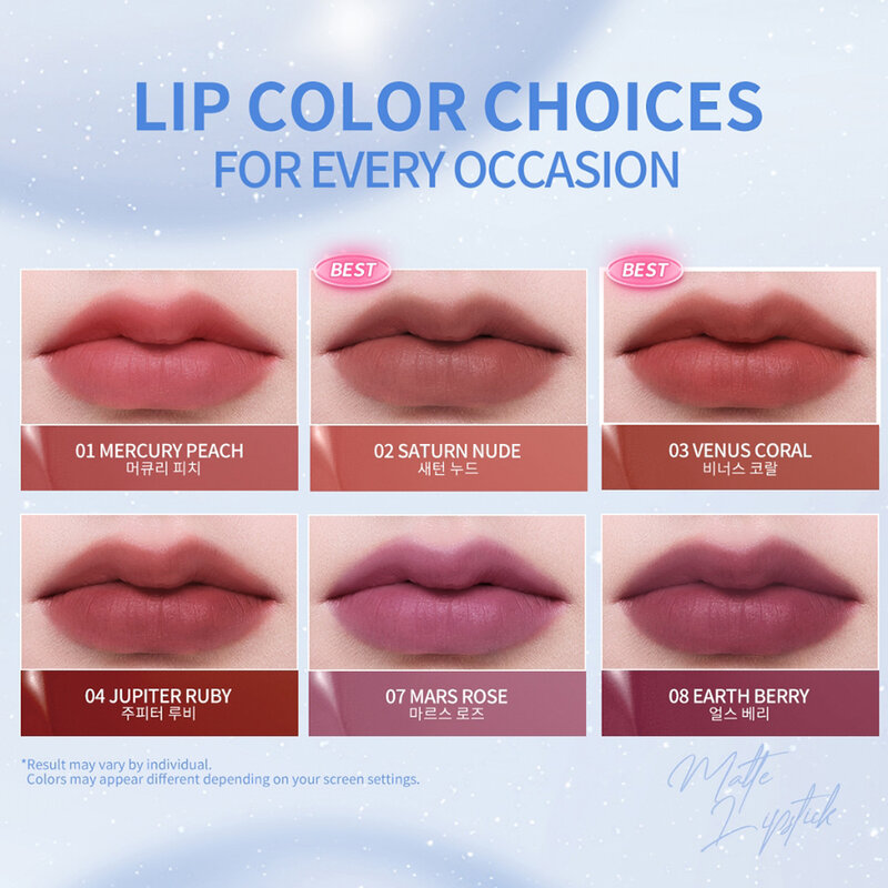barenbliss No Gravity Transferproof Matte Lipstick 3g #02 Saturn Nude