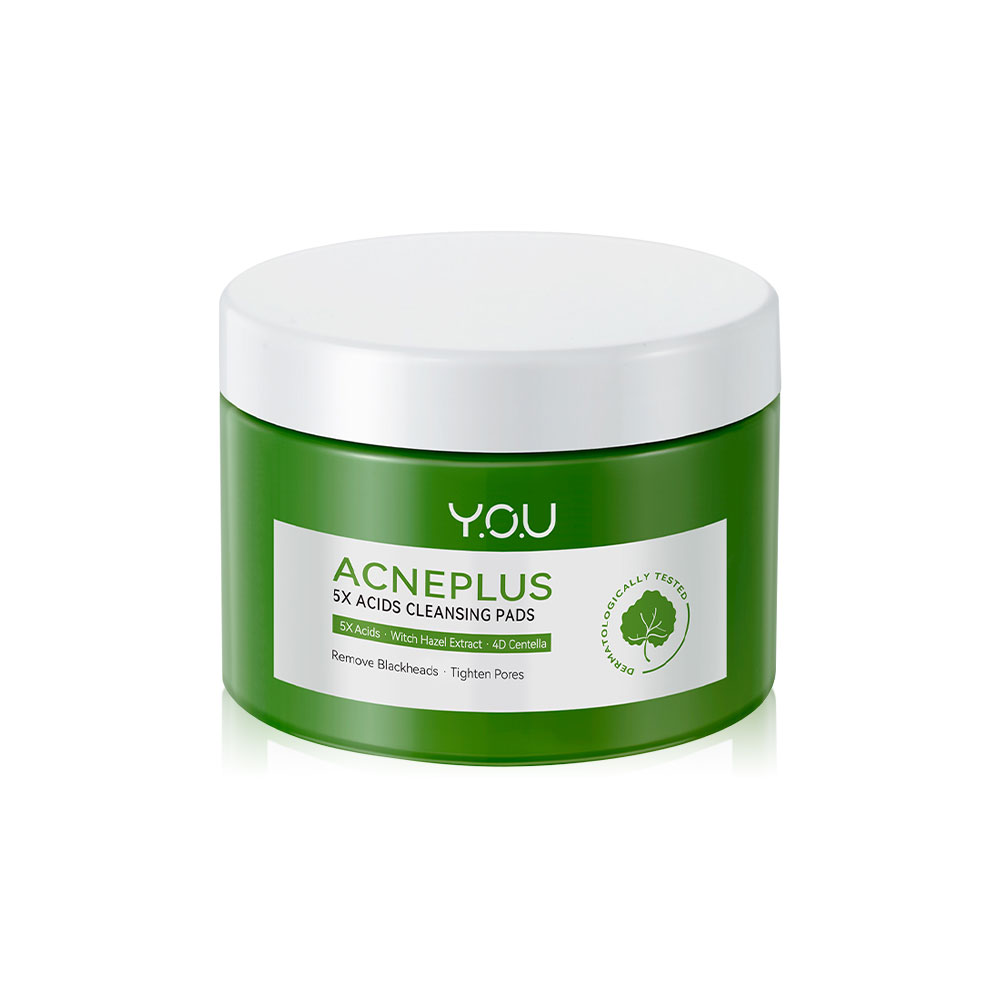 Y.O.U Acneplus 5X Acids Cleansing Pads 30pcs