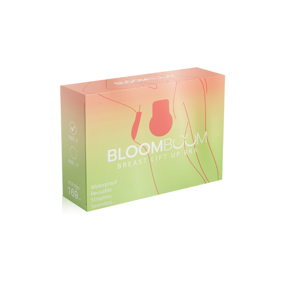 Bloomboom Silicone Lift Up Bra 9cm [1 Pair] ( สินค้าหมดอายุ : 2026.01.27 ) 