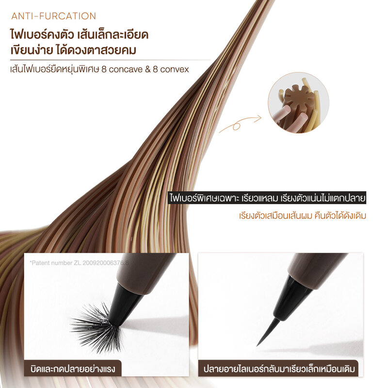 JUDYDOLL Slim Liquid Eyeliner 0.4g #02 Deep Brown