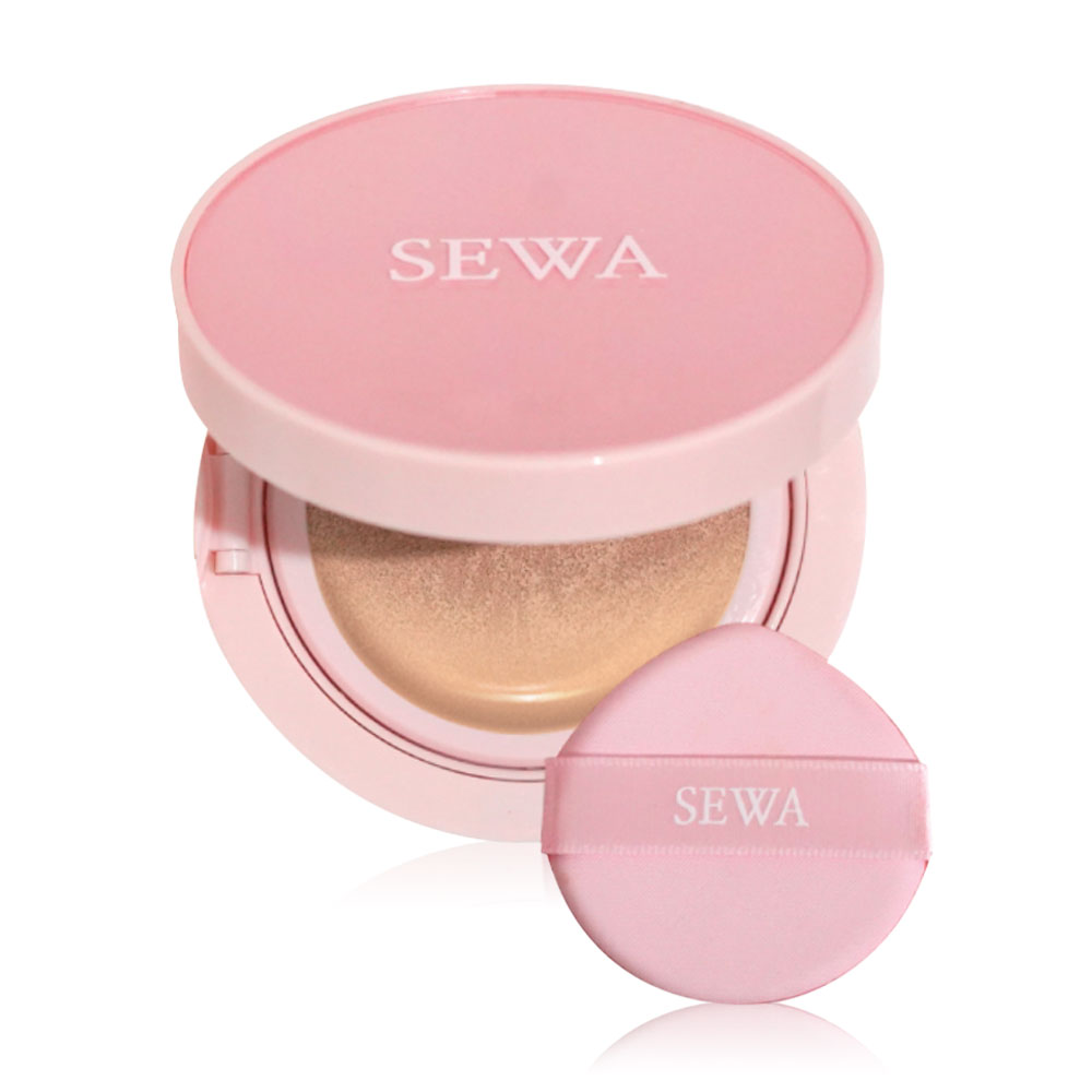 Sewa Cushion Glassy Matte Retouch 15g #04 Tan