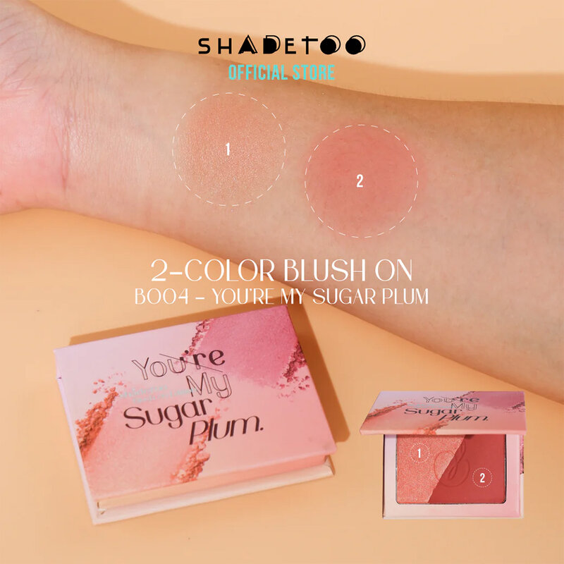 ShadeToo 2 Color Blush On Edition 6.3g #B004 You’re My Sugar Plum