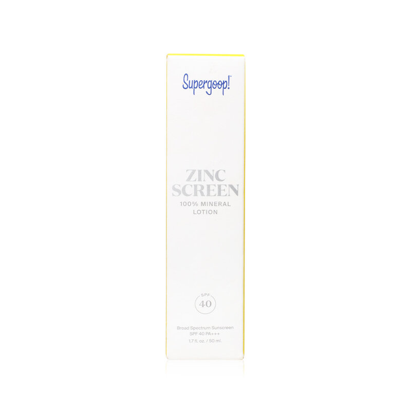 Supergoop Zincscreen 100% Mineral Lotion SPF40 PA+++ 50ml