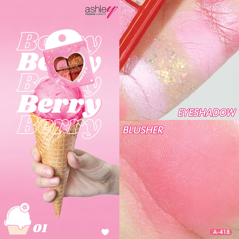 Ashley Beauty To Fresh [2g + 2.5g] #01 Berry