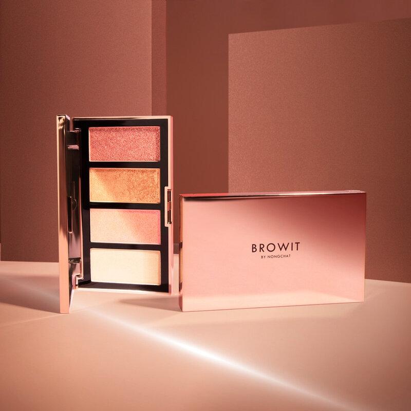 Browit Show Glow Highlighter Palette ( สินค้าหมดอายุ : 2026.03.24 ) 