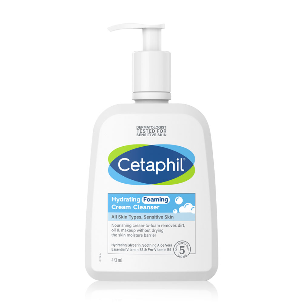 Cetaphil Hydrating  Foaming Cream Cleanser 473ml