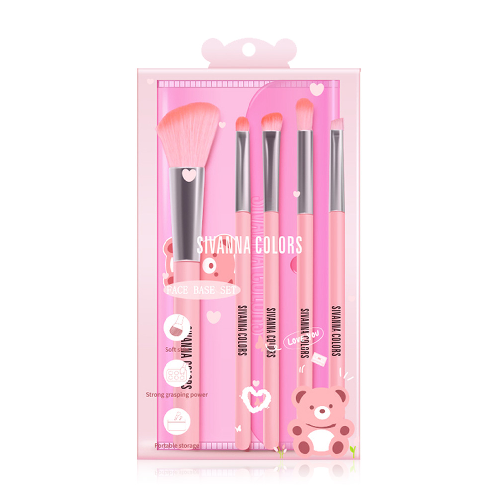 SIVANNA Colors Face Base Set [5pcs] #Pink